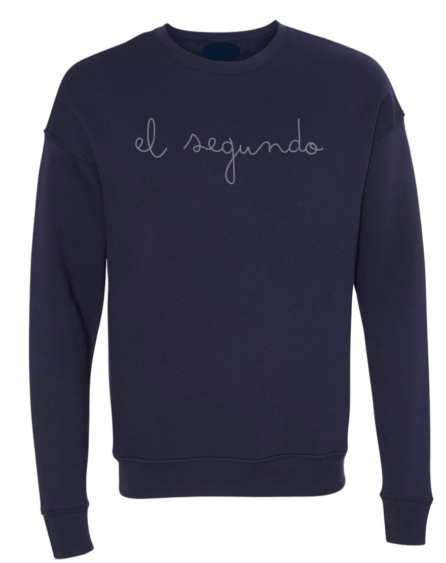 Navy El Segundo Lightweight Crewneck