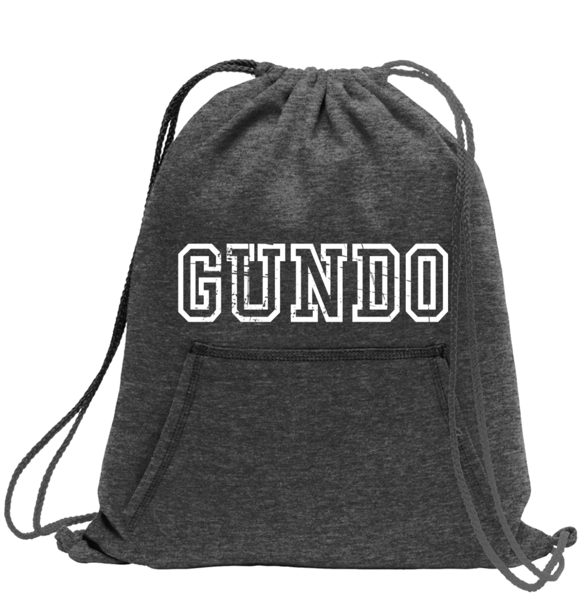 Gundo Hoodie Drawstring Backpacks (2 color-ways)