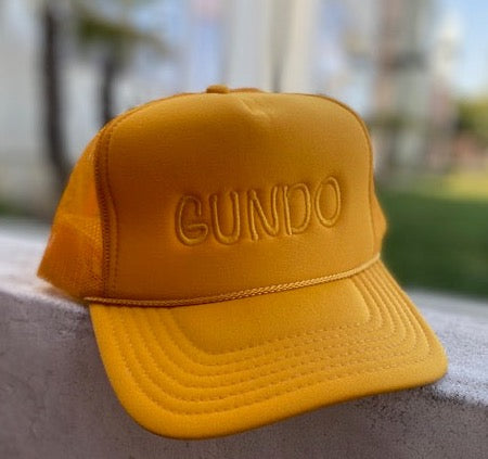 Gold Embroidered Tonal Trucker