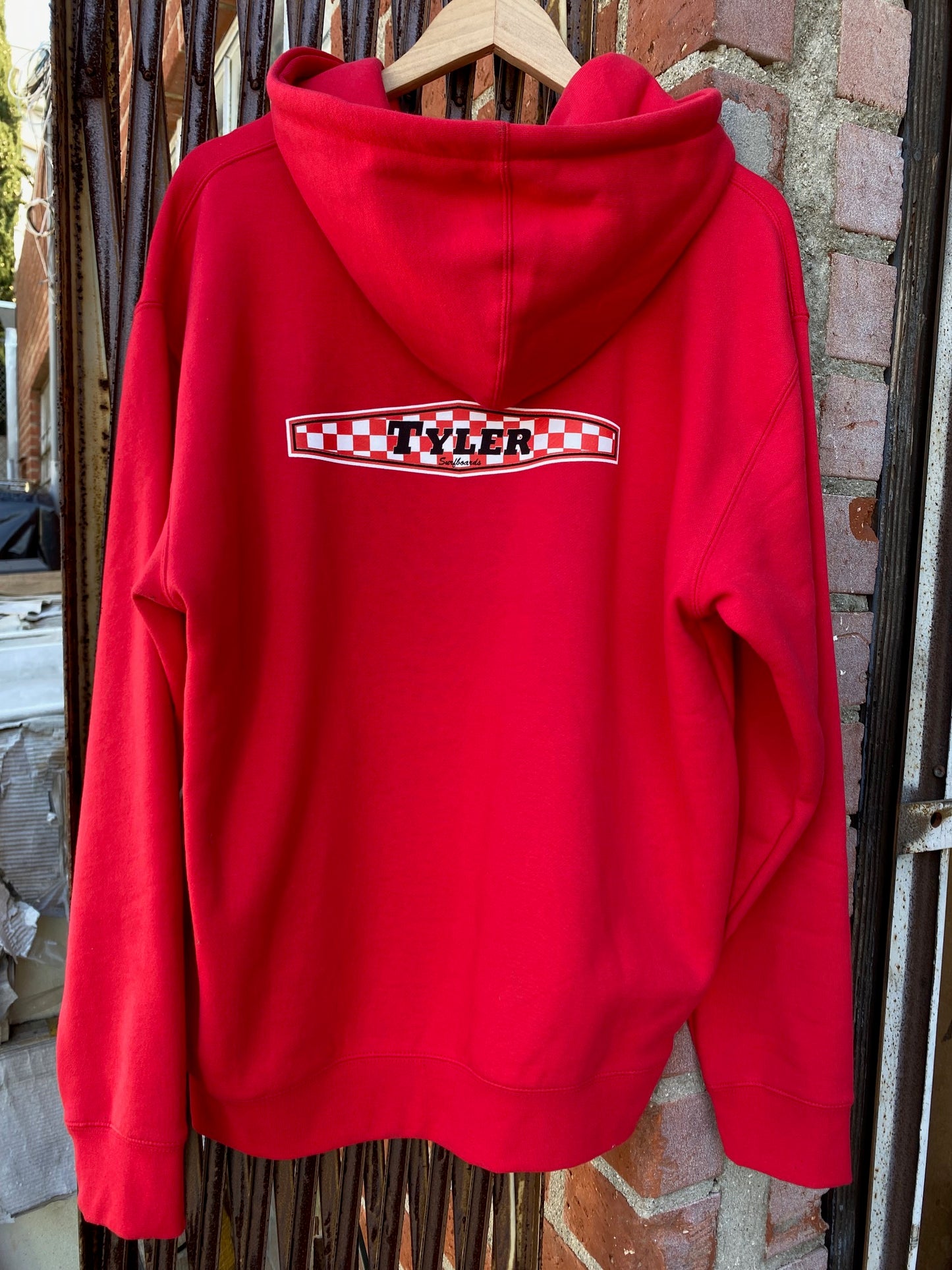 "NEW DROP" Old Skool Red Checkerboard Hex Pullover