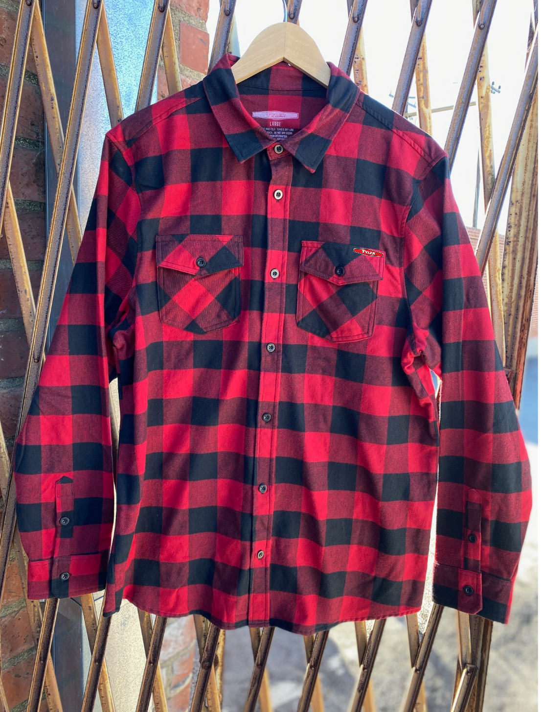Hex Red Plaid Flannel