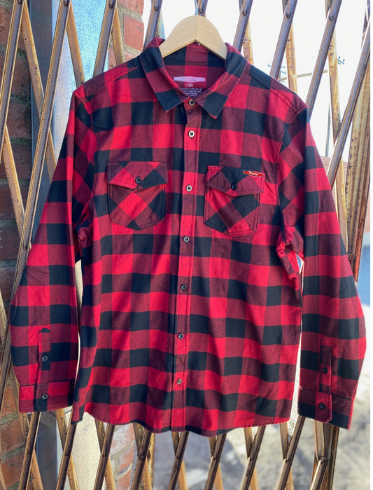 Hex Red Plaid Flannel