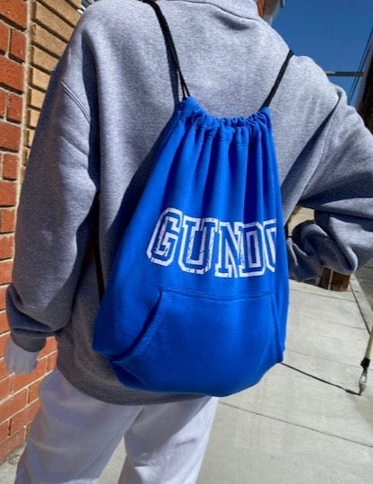 Gundo Hoodie Drawstring Backpacks (2 color-ways)