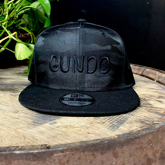 Gundo Black Camo Snapback